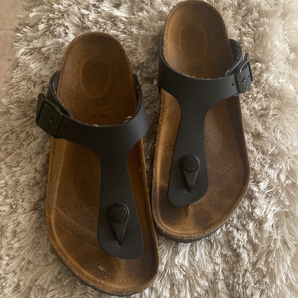 BIRKENSTOCK Gizeh Kids💕Size 33💕Black - Picture 2 of 12